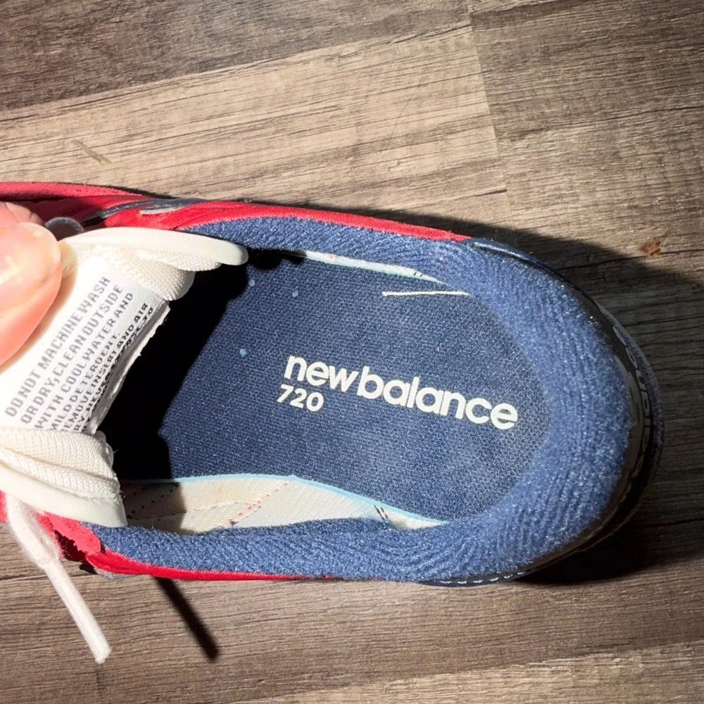 New Balance 720 Sneakers Red Navy Blue Grey XUL720VC1 Mens 5.5 Womens 7